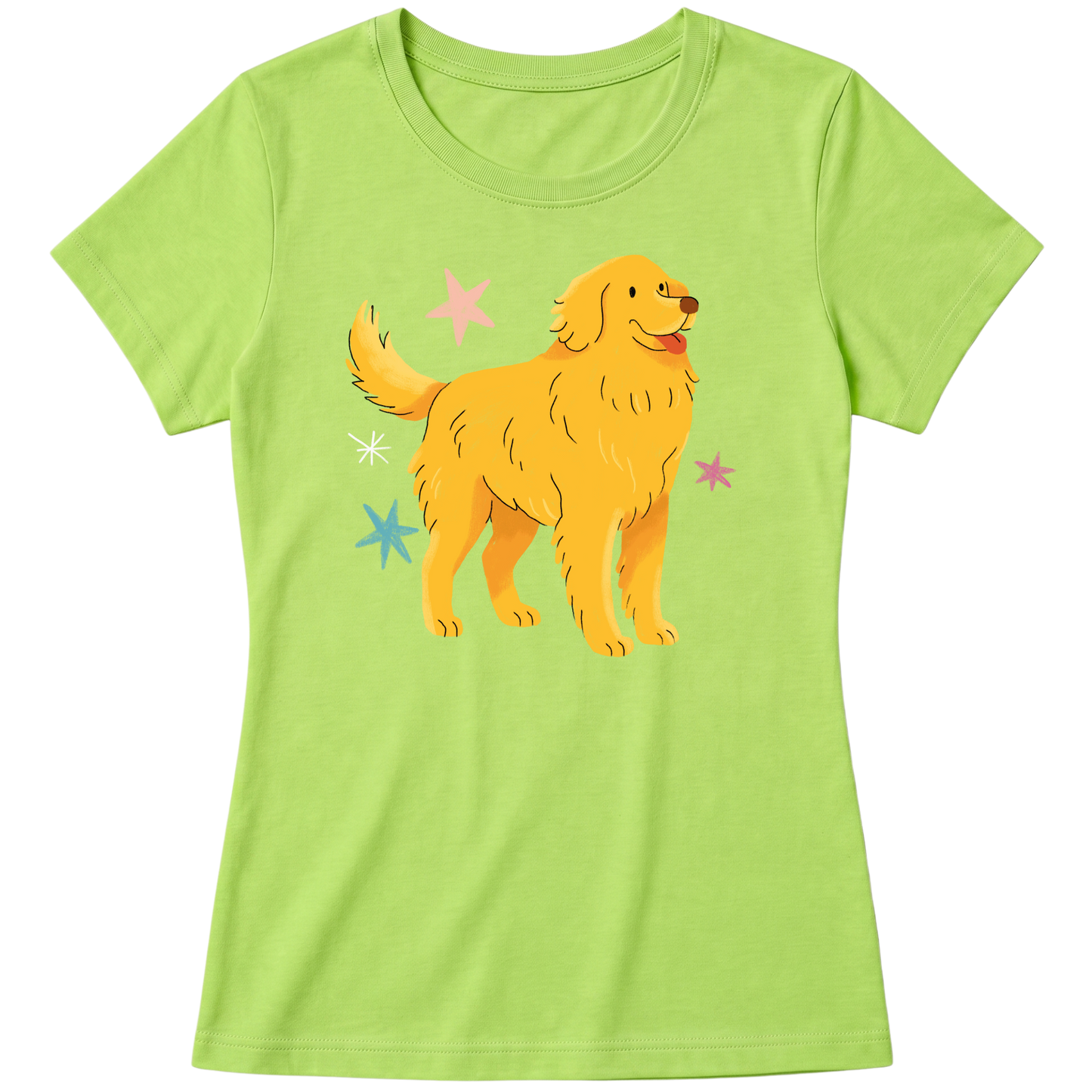 "Golden retrivier" Blusa Baby Look