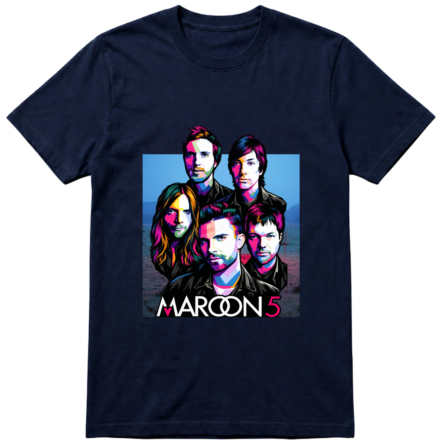 "Maroon 5 - Colors" Camiseta Premium Unissex