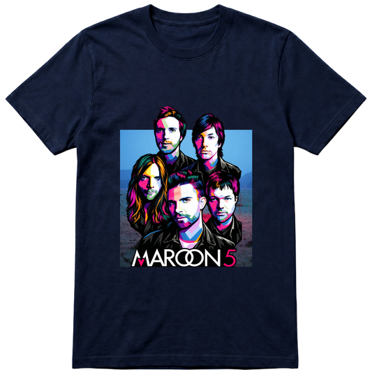 "Maroon 5 - Colors" Camiseta Premium Unissex