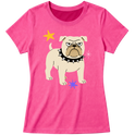 "Bulldog" Blusa Baby Look