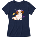 "Shih-tzu" Blusa Baby Look