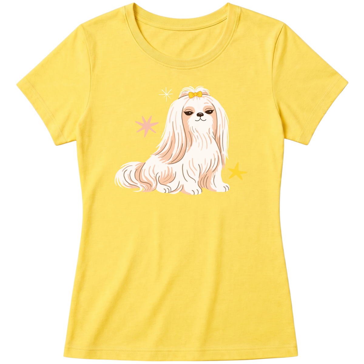 "lhasa apso" Blusa Baby Look