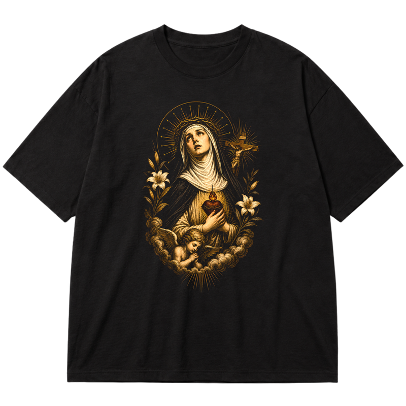 "Nossa Senhora" Oversized Premium 96% algodão 4% Elastano