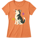 "Husky siberiano" Blusa Baby Look