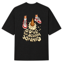 "02# FENDS -- O DEUS QUE DESTRÓI SONHOS (OVERSUZED)" Camiseta Oversized Suedine 220g