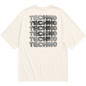 "LOVE TECHNO" Oversized Básica 30.1
