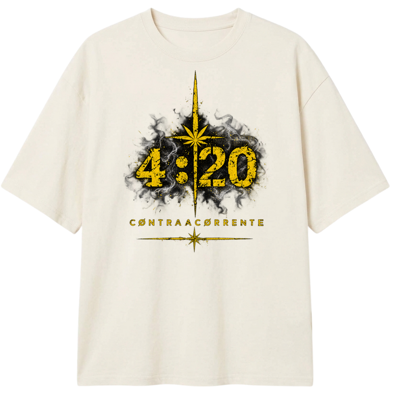 "Oversized Classic #028 - CØNTRAACØRRENTE" Camiseta Oversized Classic