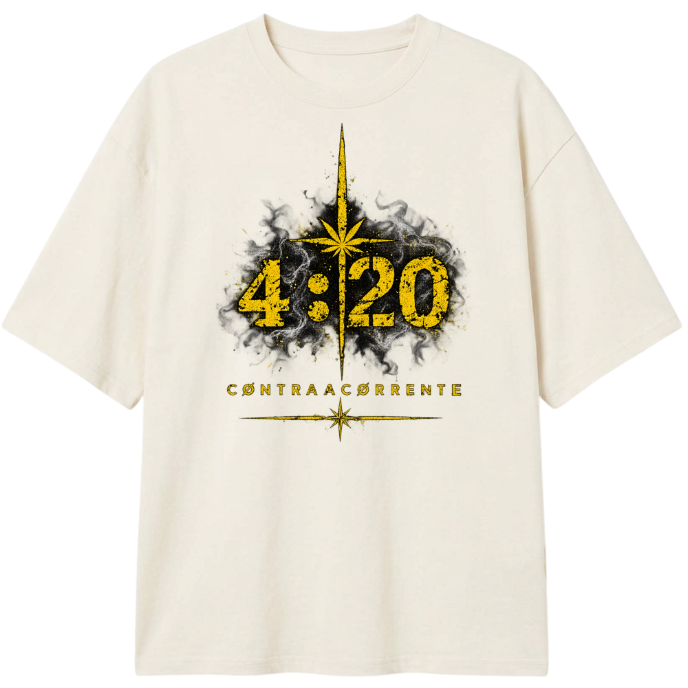 "Oversized Classic #028 - CØNTRAACØRRENTE" Camiseta Oversized Classic