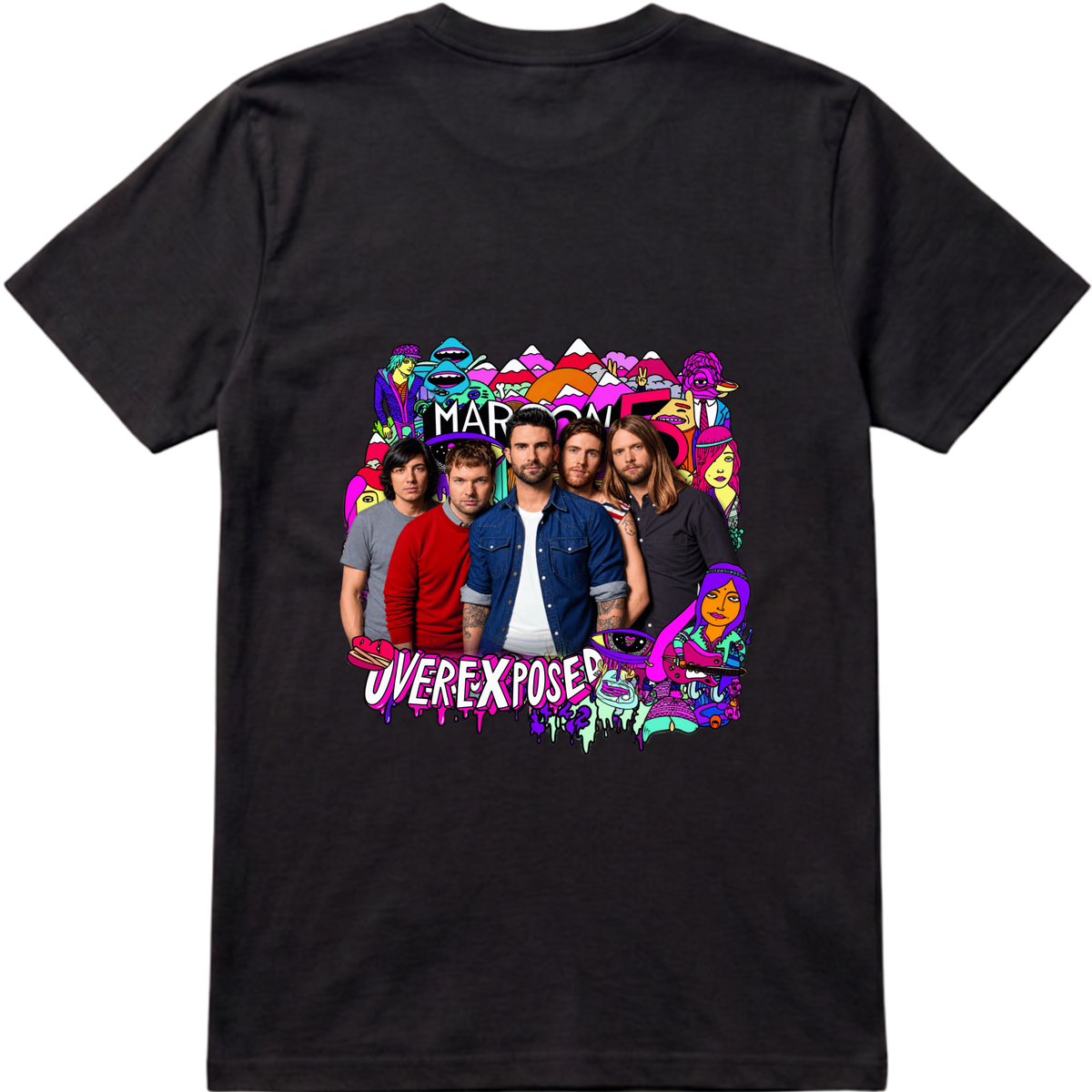 "Maroon 5 — Overexposed" Camiseta Premium Unissex