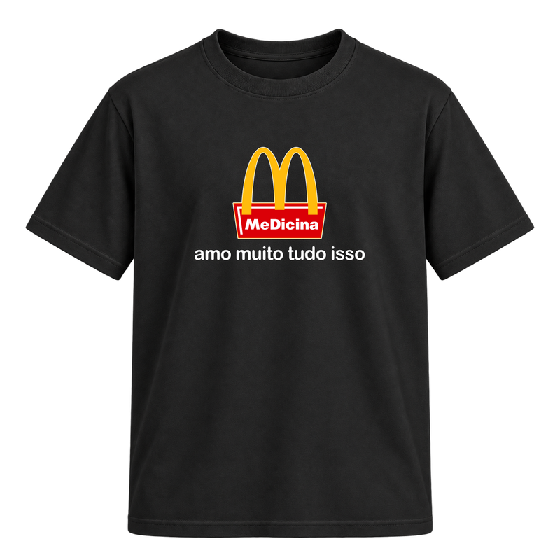 "Medicina" Camiseta Regular Suedine