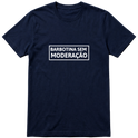 "barbotina moderação - dtg" Camiseta Básica Unissex