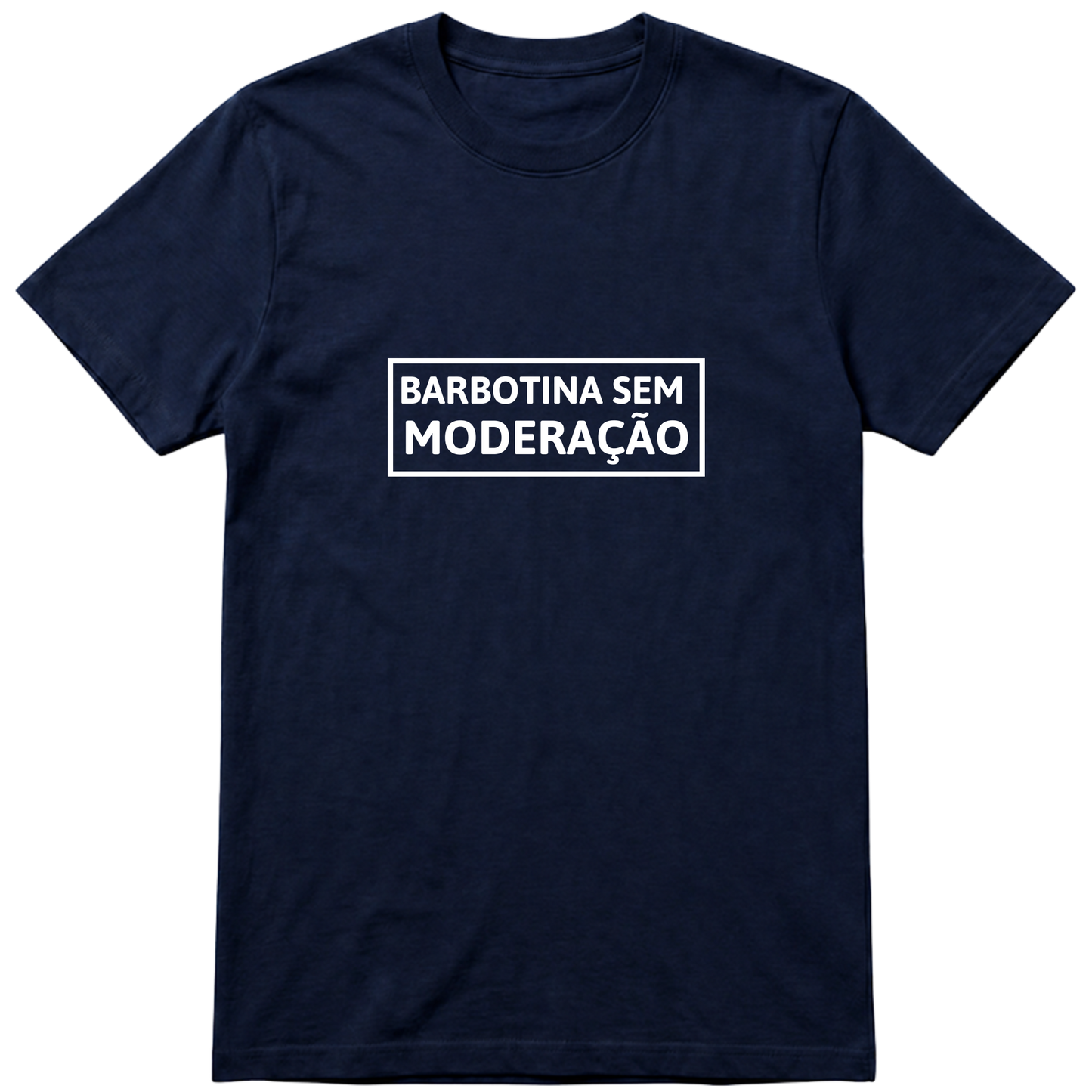 "barbotina moderação - dtg" Camiseta Básica Unissex