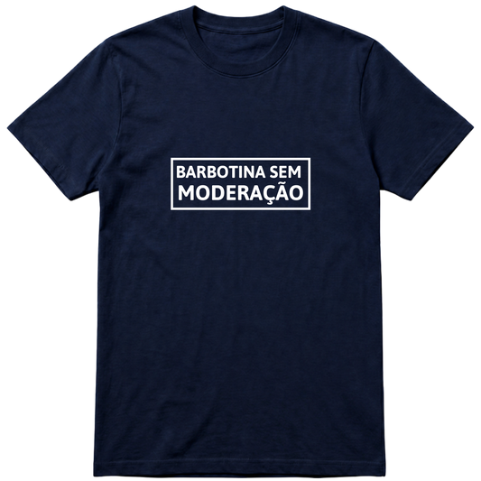 "barbotina moderação - dtg" Camiseta Básica Unissex