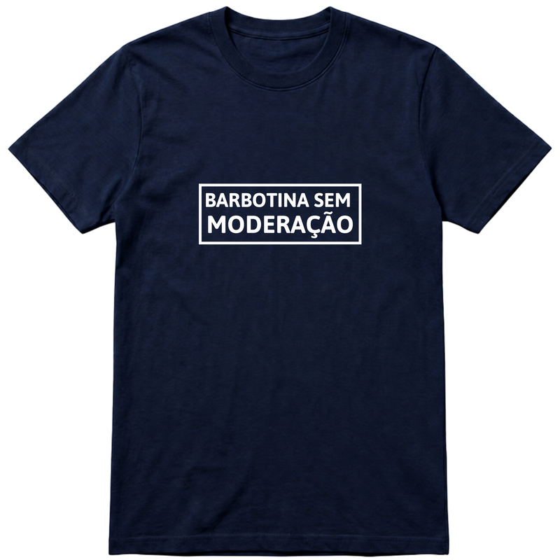 "barbotina moderação - dtg" Camiseta Básica Unissex
