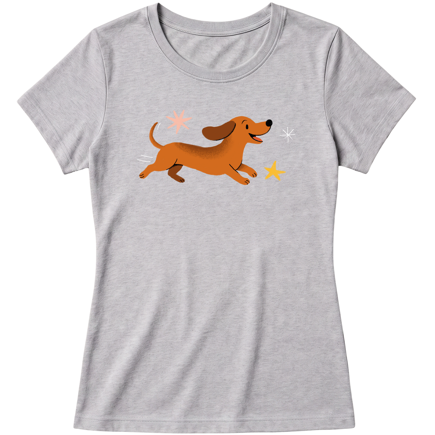"Dachshund - salsicha" Blusa Baby Look