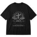 "Camiseta Até a Cruz- Uma vida marcada pela Cruz" Oversized Premium 96% algodão 4% Elastano