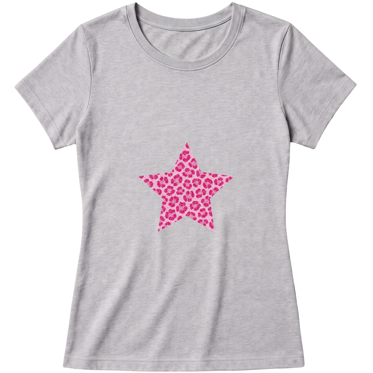 "Baby Look Pinky Star" Blusa Baby Look