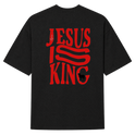 "Jesus is King - Camiseta oversized suedine 220g" Camiseta Oversized Suedine 220g