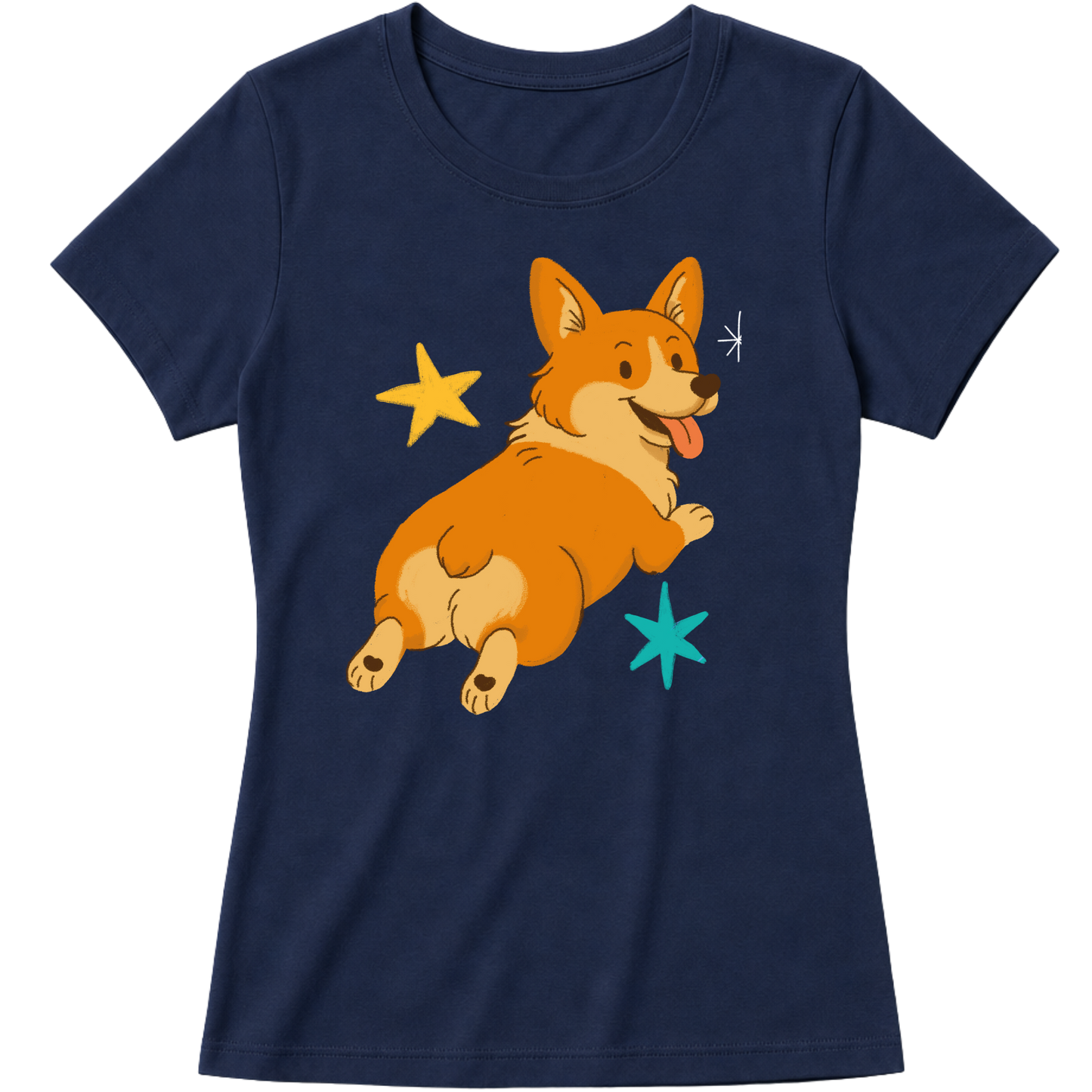 "Corgi" Blusa Baby Look