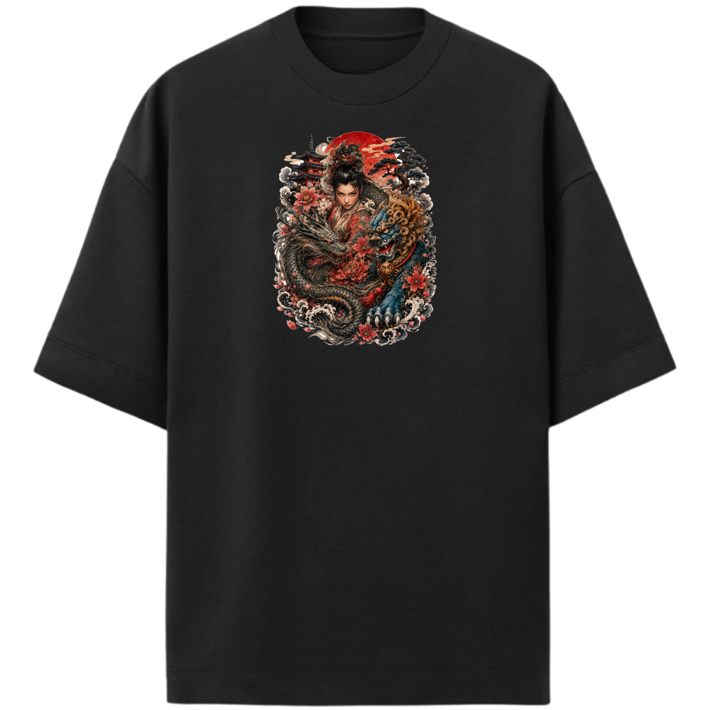 "GUADIAN DRAGONS" Camiseta Oversized Premium
