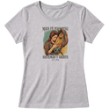 "Estampa /MAIS FÉ" Blusa Baby Look