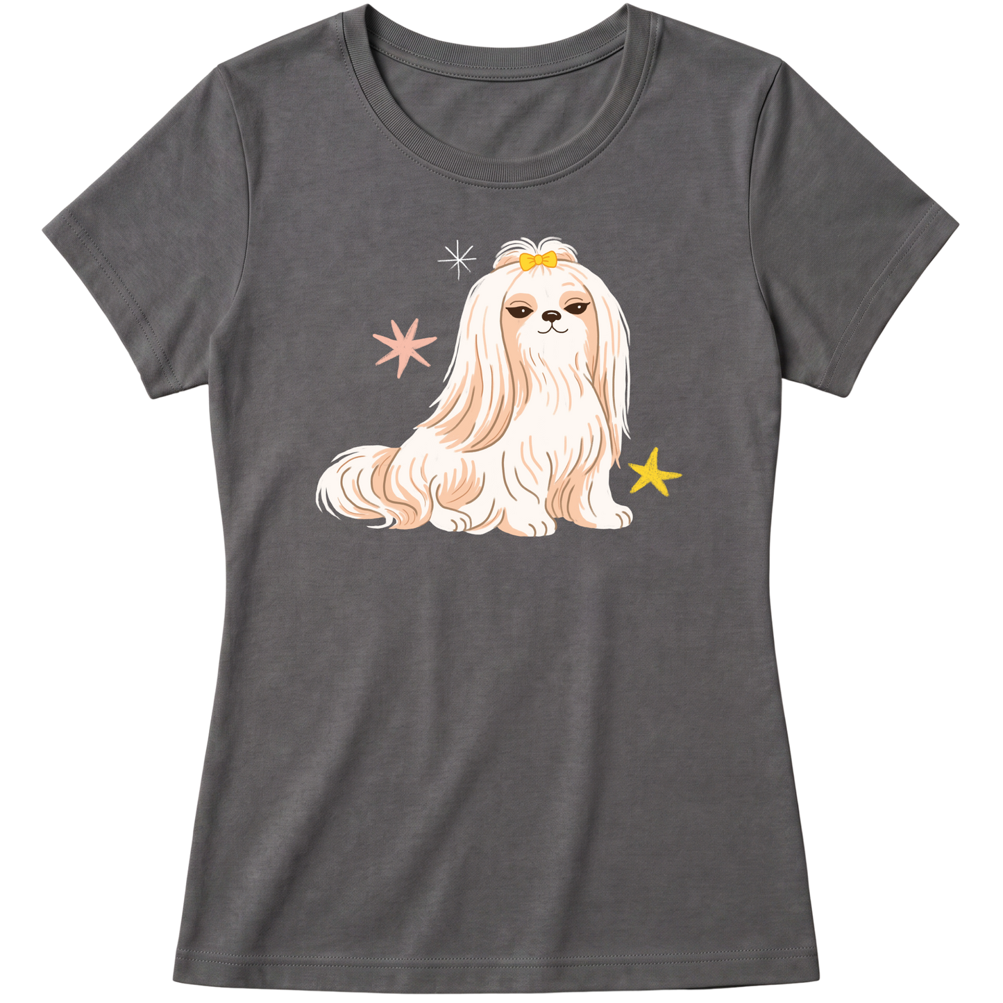 "lhasa apso" Blusa Baby Look