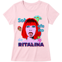 "Camiseta - Sob efeito de Ritalina" Blusa Baby Look