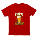 "Copo da Felicidade" Camiseta Básica Unissex