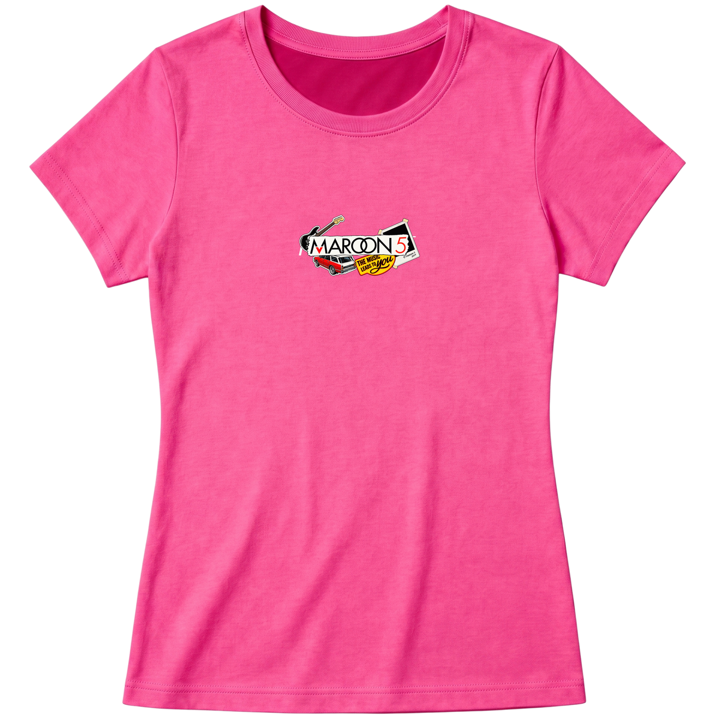 "Maroon 5 - Elementos" Blusa Baby Look