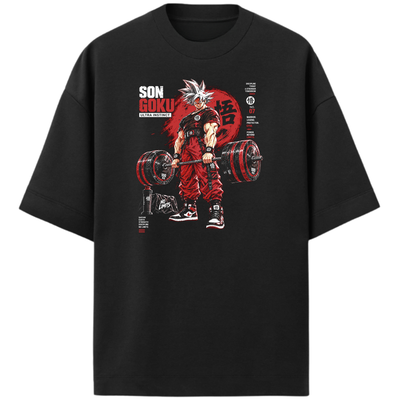 "SON  GOKU FITNESS" Oversized Premium