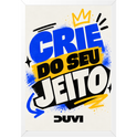"Quadro Caixa - Crie do seu jeito" Quadro caixa sem vidro acrílico