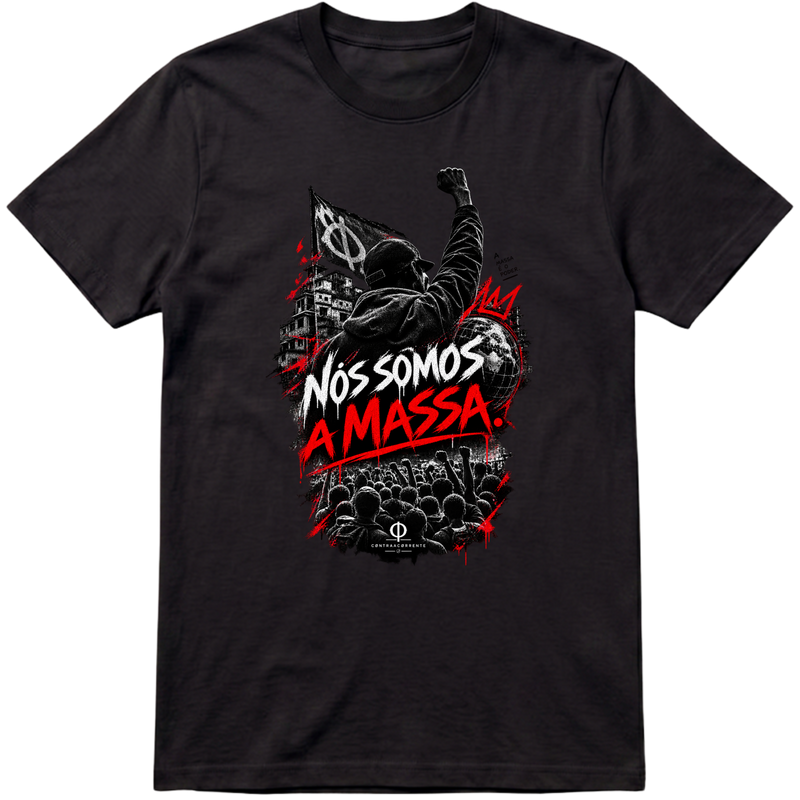 "Regular Essential #030 - CØNTRAACØRRENTE" Camiseta Premium Unissex Bunker Studios