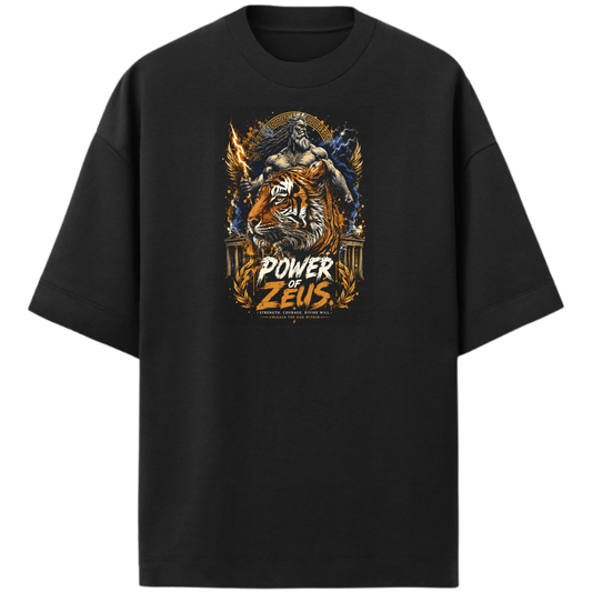 "Camiseta Oversized POWER ZEUS" Oversized Premium