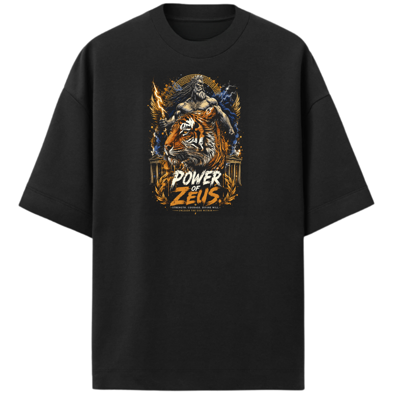 "Camiseta Oversized POWER ZEUS" Oversized Premium