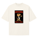 "Capivara Rock & Roll  DTG" Camiseta Oversized Suedine 220g