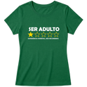 "Baby Look Classic - Vida Adulta: Nota 1" Blusa Baby Look