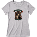 "Estampa GUIA-ME PELAS VEREDAS DA JUSTIÇA" Blusa Baby Look