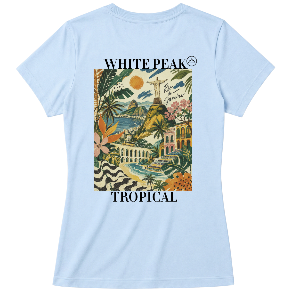 "TROPICAL" Blusa Baby Look
