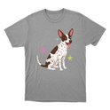 "Cão SRD flocos" Camiseta Básica Unissex