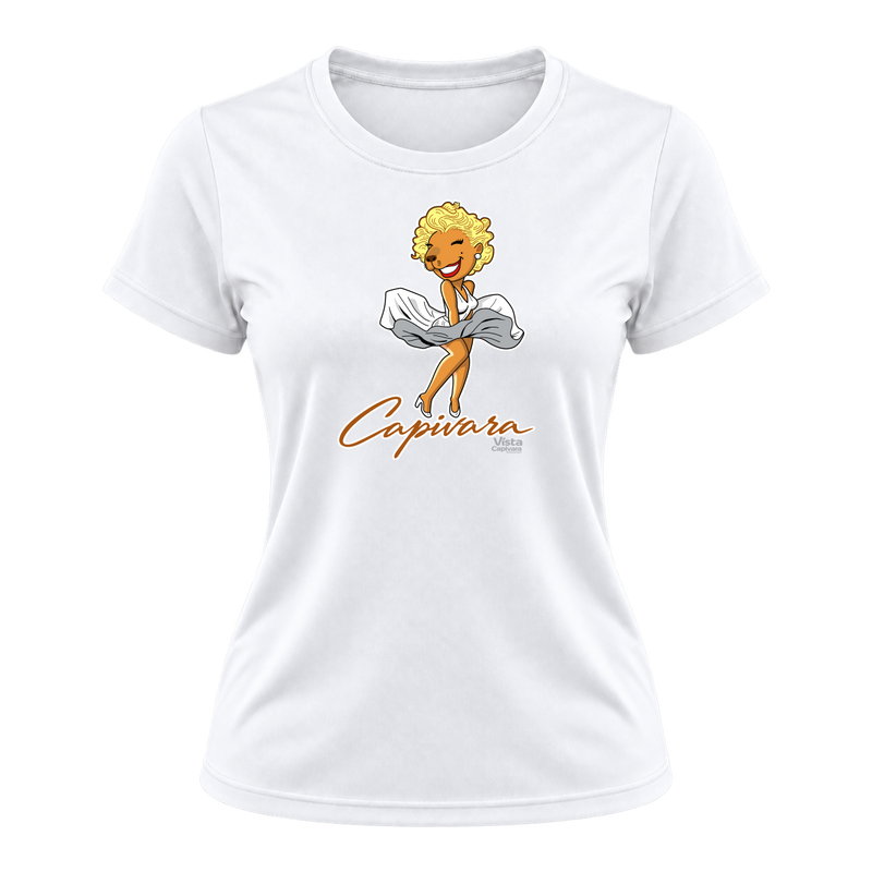 "Capivara Fatal DTF" Camiseta Dryfit Feminina Basic