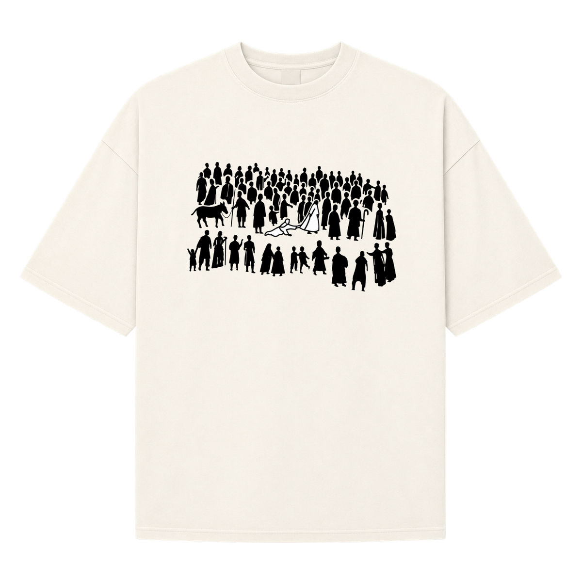 "FENDS | APENAS UM TOQUE" Camiseta Oversized Suedine 220g