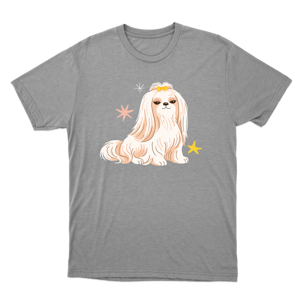 "Lhasa apso" Camiseta Básica Unissex