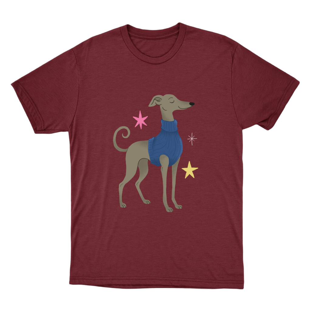 "Galgo italiano" Camiseta Básica Unissex