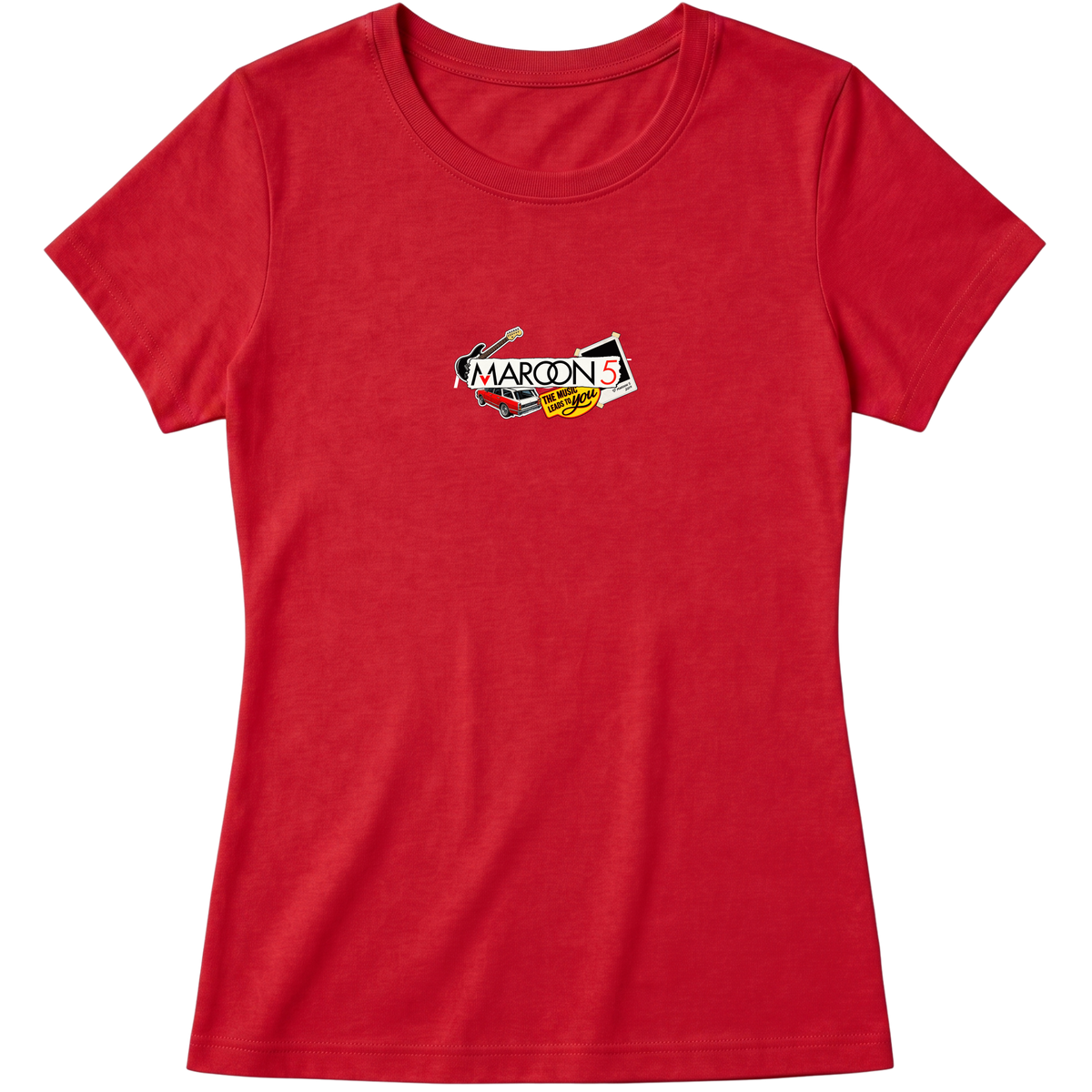 "Maroon 5 - Elementos" Blusa Baby Look