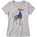 "Galgo italiano" Blusa Baby Look