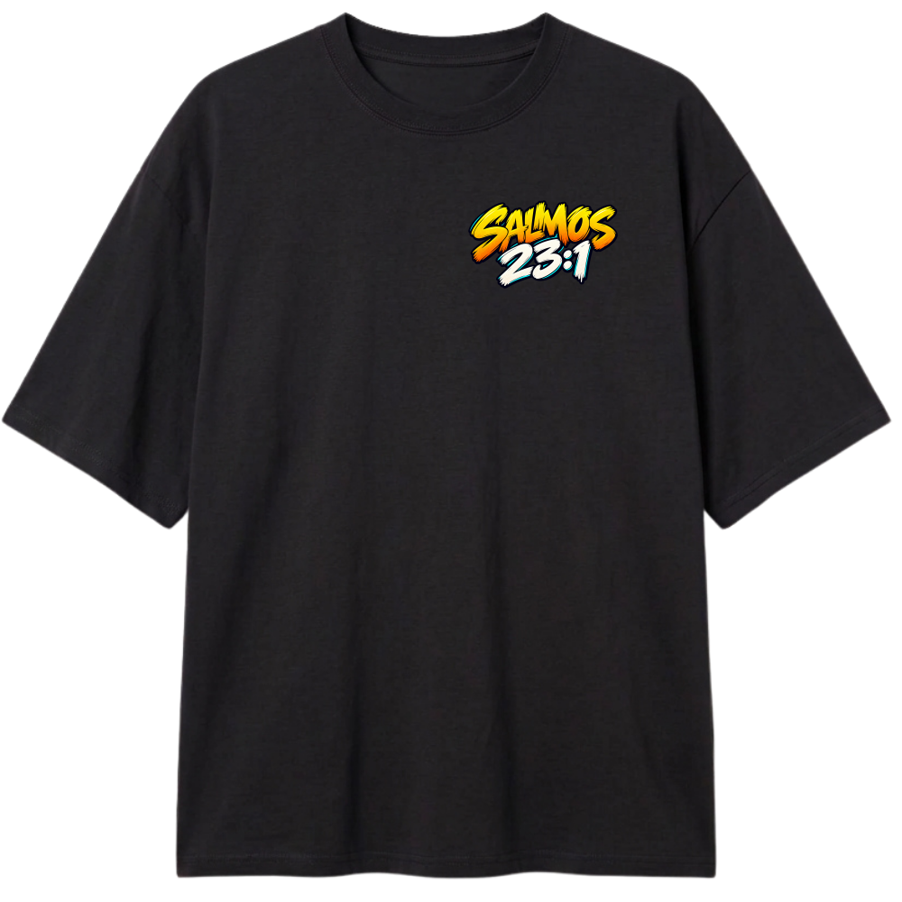 "Camiseta Oversized Cristã Salmo 23:1 | DÓKAH" Camiseta Oversized Classic