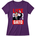 "Cortez Lute Como um Gato Babylook" Blusa Baby Look