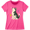 "Husky siberiano" Blusa Baby Look