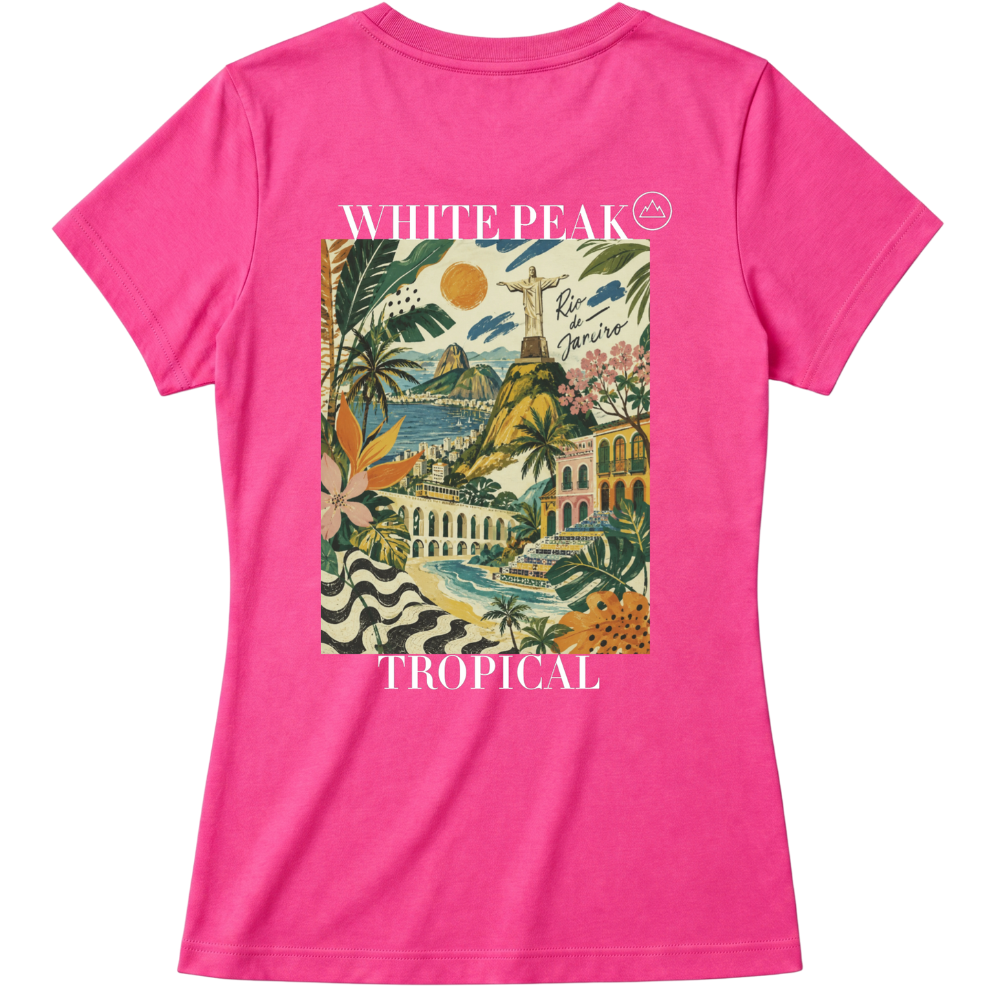 "TROPICAL" Blusa Baby Look