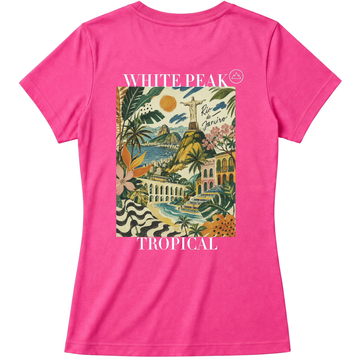 "TROPICAL" Blusa Baby Look